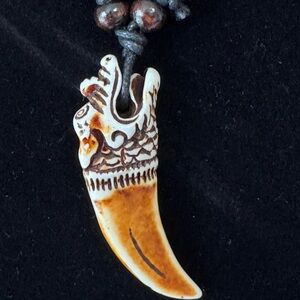 Dragon Claw Pendant Necklace.